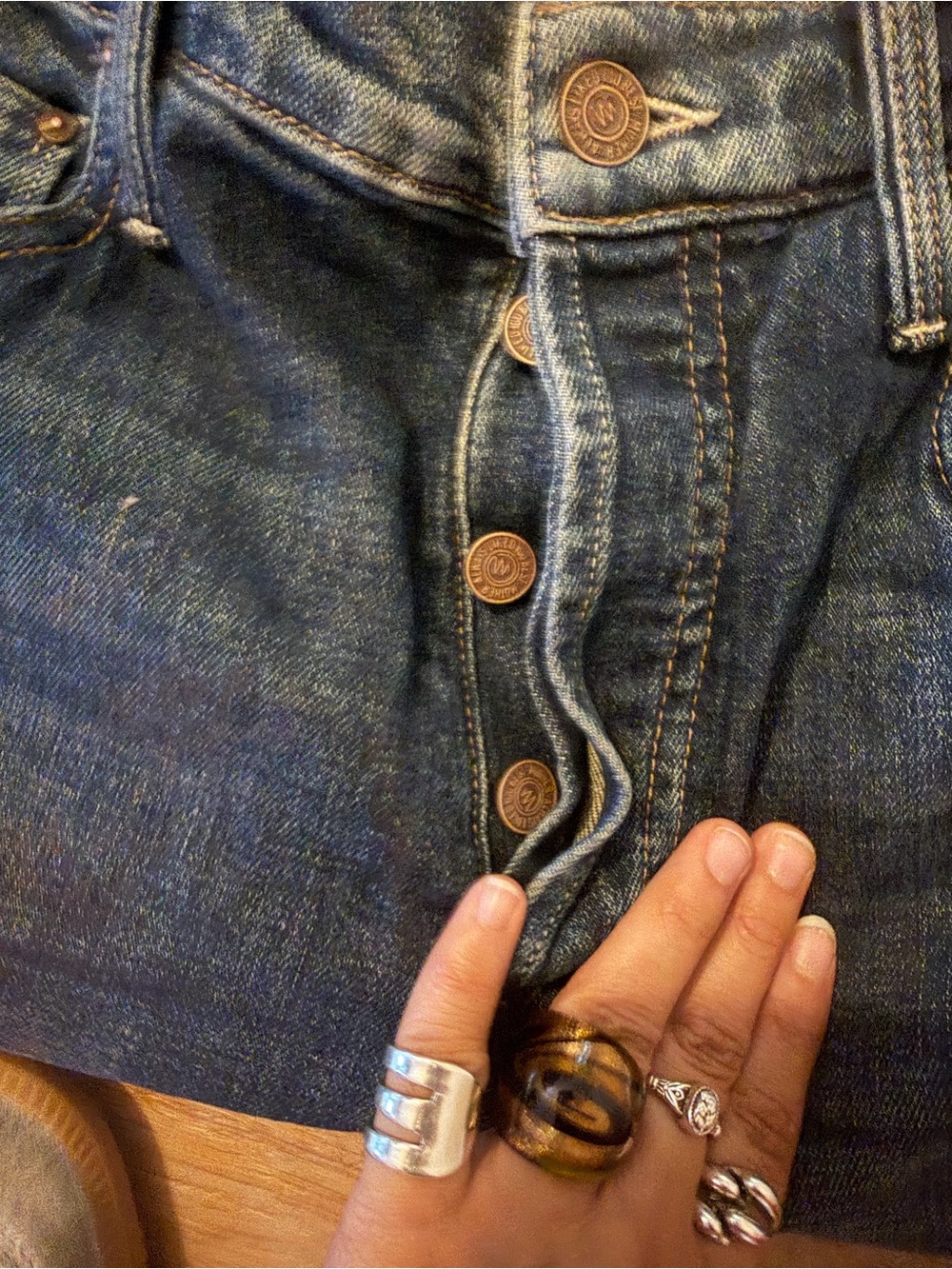 MOTHER The Tomcat Ankle Jeans Size 26 Sun Embroidery Button Fly Straight Leg - Picture 7 of 16